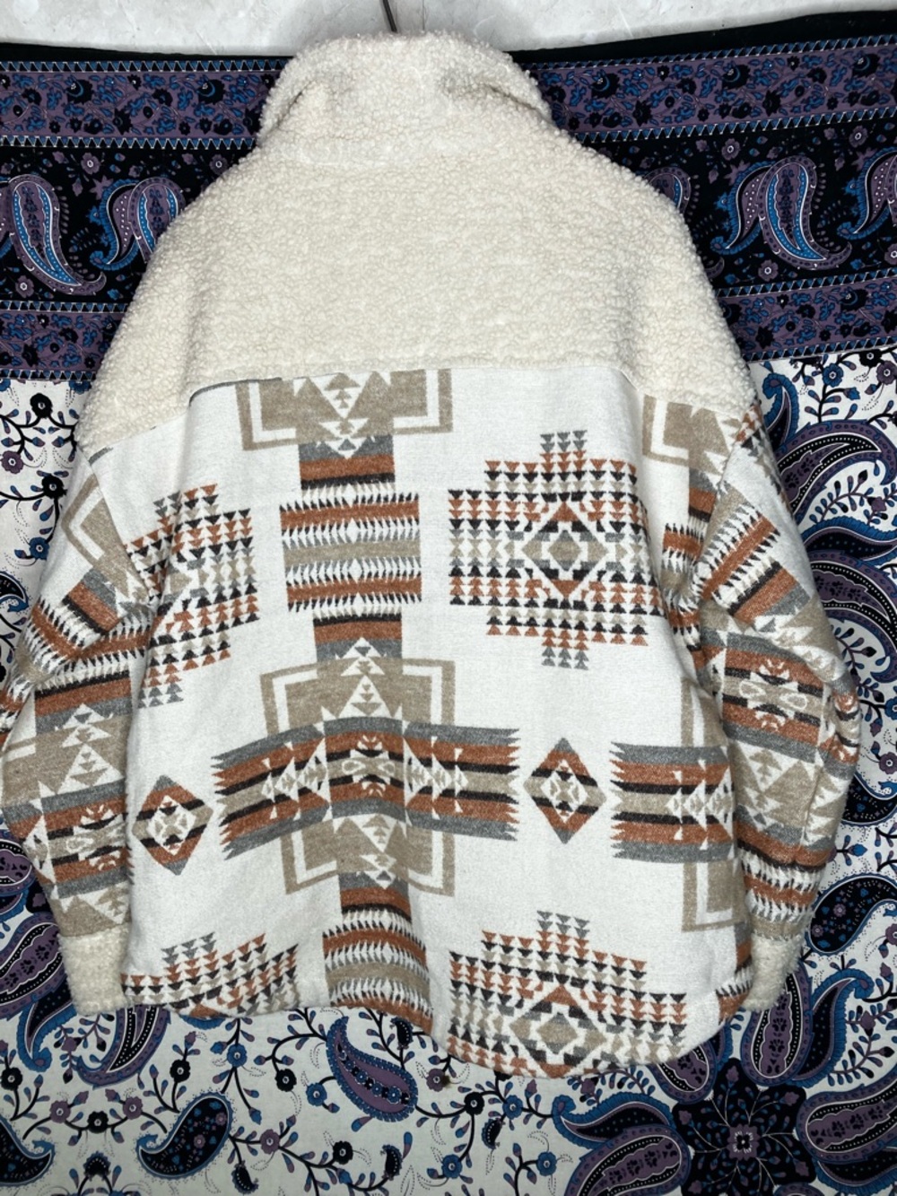 Altar’d state Aztec Sherpa jacket M - Picture 3 of 5